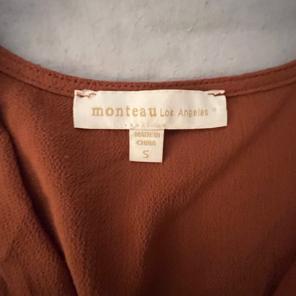 Rust Wrap Top - Picture 3 of 3